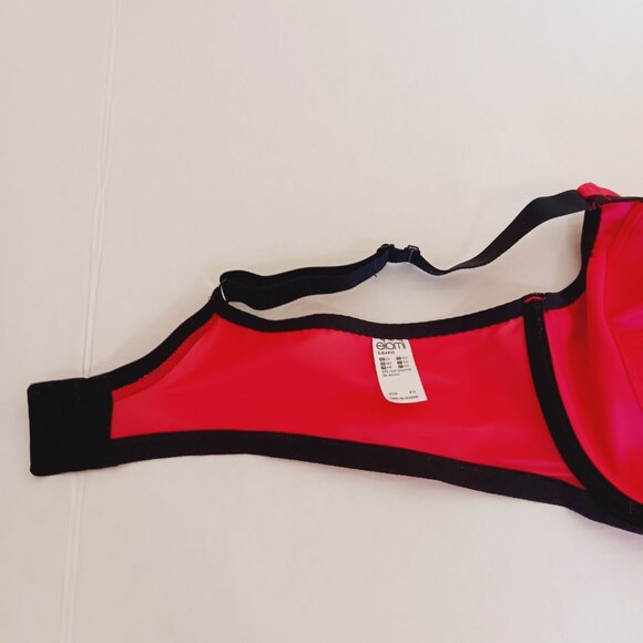 Elomi Women's Pomegranate Pink Energise Underwire Sports Bra Size 44D - Picture 7 of 13